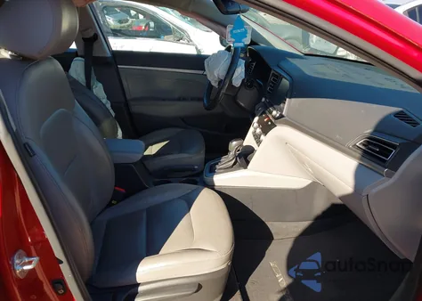 2019 Hyundai Elantra Limited from USA, damaged, VIN KMHD84LF2KU783198
